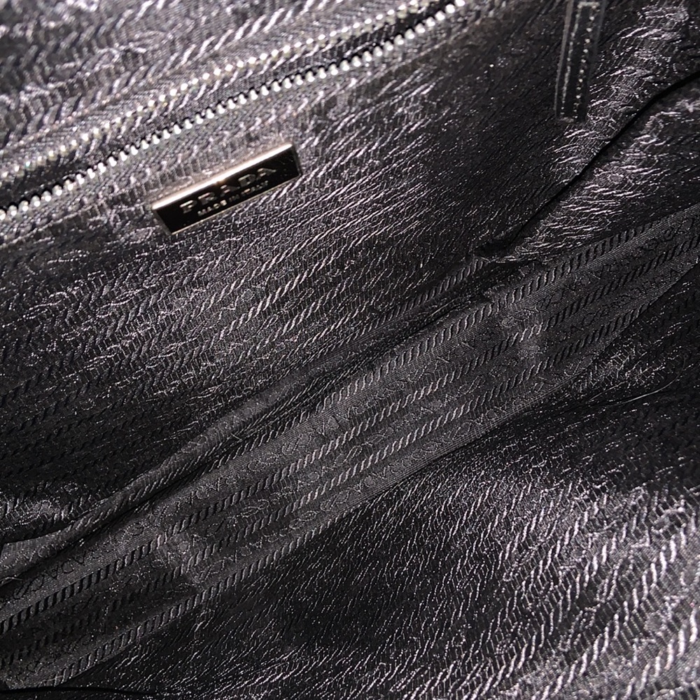 Authentic Prada Tessuto Spazzolat Nylon Briefcase Crossbody Bag - Picture 15 of 16